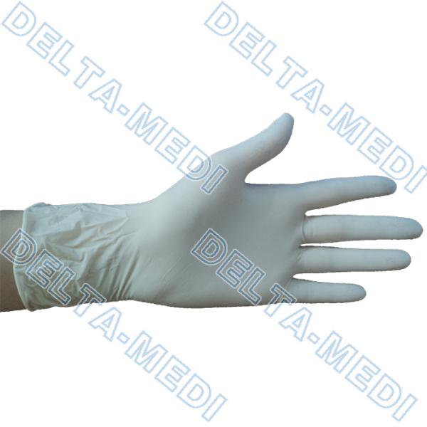 L Size Finger Textured Latex Examination Gloves For Laboratory