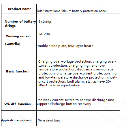 48V Lithium Ion BMS Systems , BMS 3S 20A four Layers OEM ODM