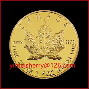 Cheap Gold / Silver metal coin Factory wholesale