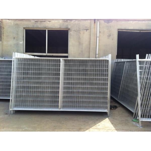 2100mm x 2400mm Melbourne temporary fencing standard OD 32 x 2.00 temp fence panels