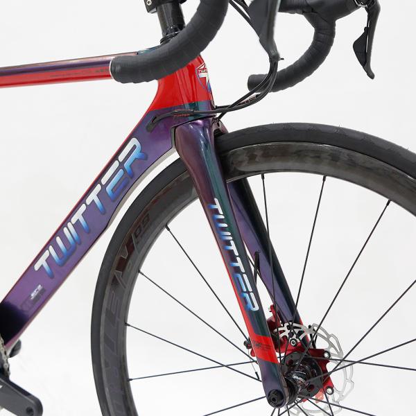 Carbon Fiber Thru Axle Bike , 52cm Road Bike 700C 105 R7000-22 Speed