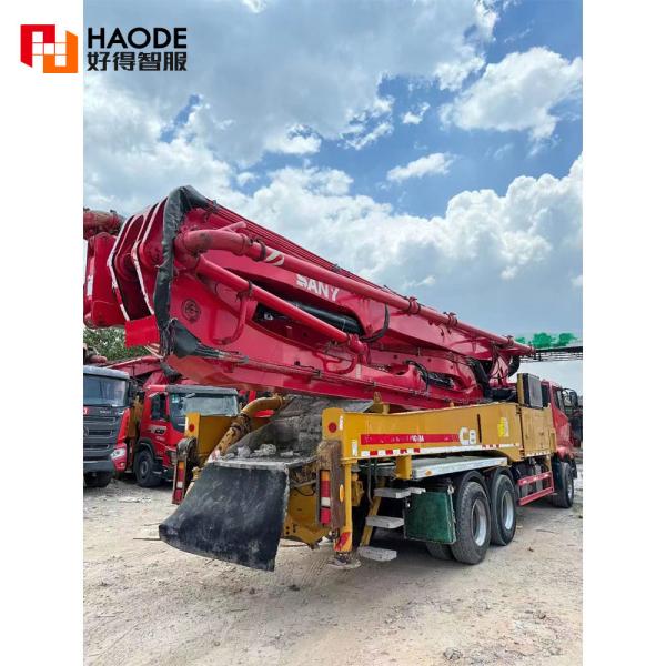2020 Year Mobile San Y Brand 6X3 49m Self Loading Concrete Mixer Truck with Pump for Sale