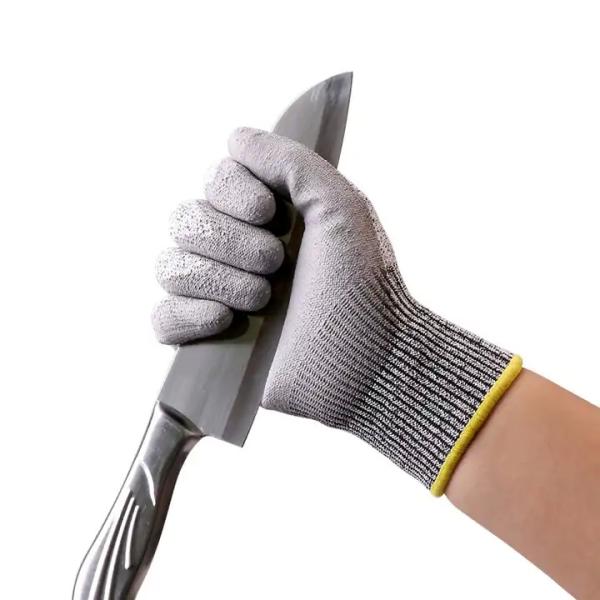Wear Resistant Road Safety Products Polyester Nitrile Coated Glove