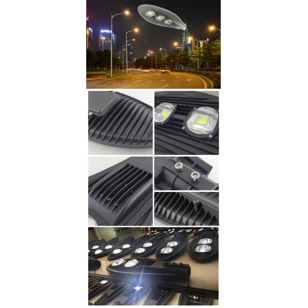 Aluminum Case High Power LED Street Light 2700K-6500K CCT Integrated Panel Type