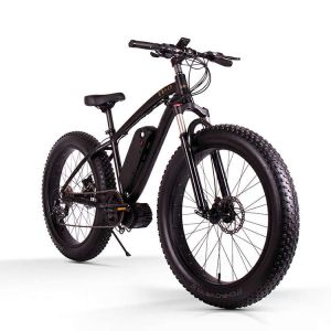 Cheap Lightest Mid Drive Ebike Commuter 26 Inch Fat Tire Central Motor 48v 250w 13Ah wholesale