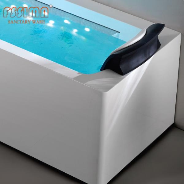 1 Person Indoor Hot Tub Jacuzzi With Jets Freestanding Portable Mini