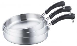 China Customk Stainless Steel Saute Pan , Fashional Design Stainless Steel Skillet on sale