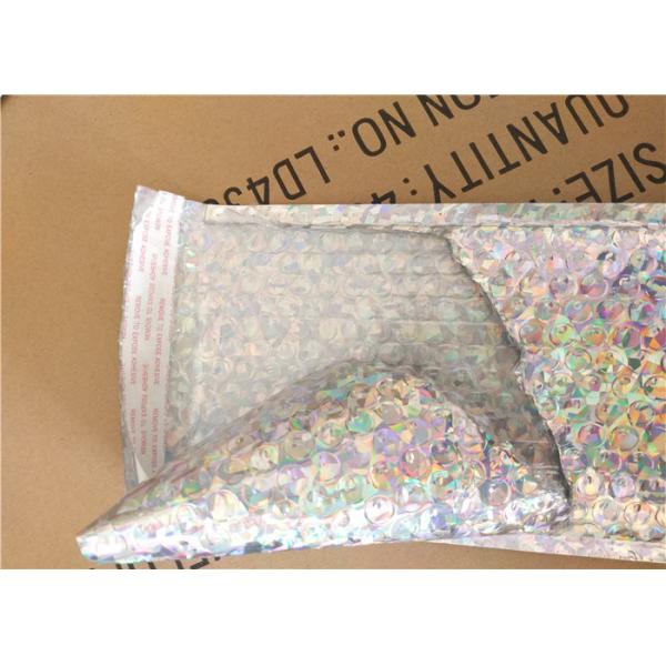Strong Protection Holographic Bubble Mailers Decorative Shipping Envelopes