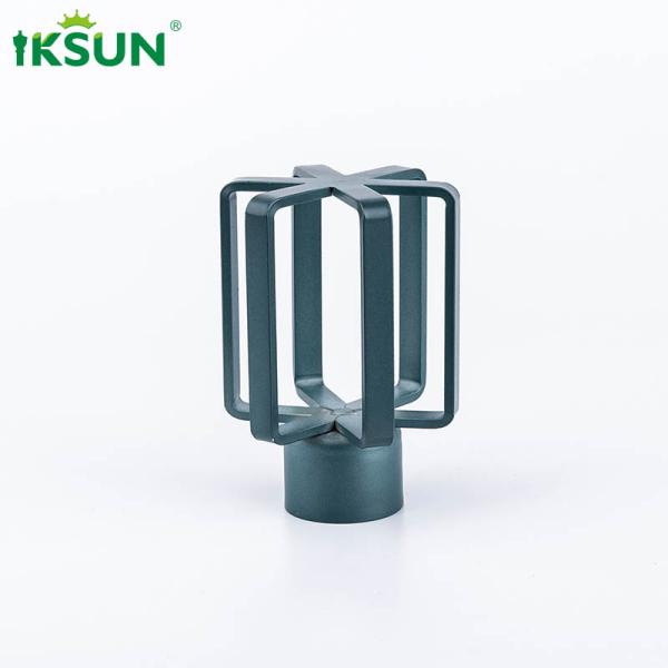 Sanding Process Curtain Rod Finials Textured For Home Decoration