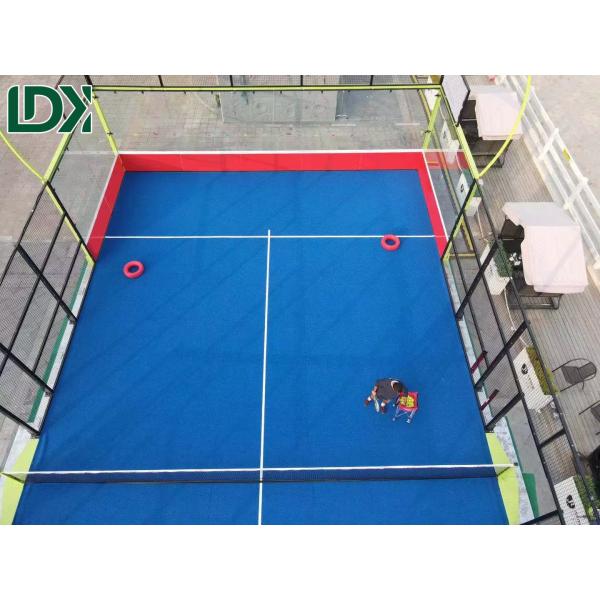 Padel court in professional use