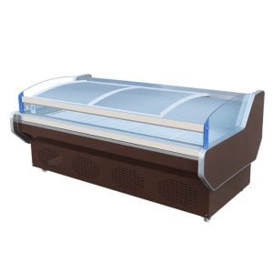 Fresh Meat Chest Freezer Sliding Glass Doors Top Opening