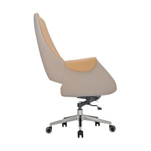 Wholesale Luxury Mid-Back Leather Office Chair Ergonomic Executive Commercial