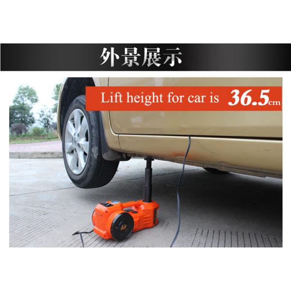 emergency tyre change tools 3 tons auto lift electric jack with wrench and air compressor