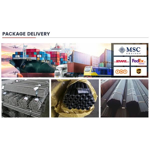 Factory Hot Rolled Seamless Steel Hollow Rock Bolts Expanding-Shell Pre-Stressed Hollow Anchor Rod