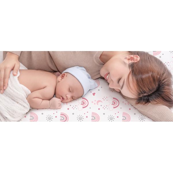 3 Pack Microfiber Baby Crib Sheets 52x28 or 38x26 Inches