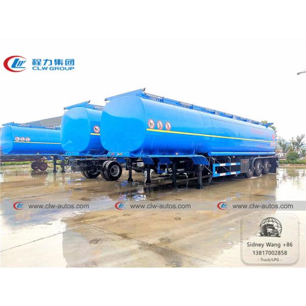 Tri Axle 55000L 40T 45T Fuel Transport Truck Semi Trailer