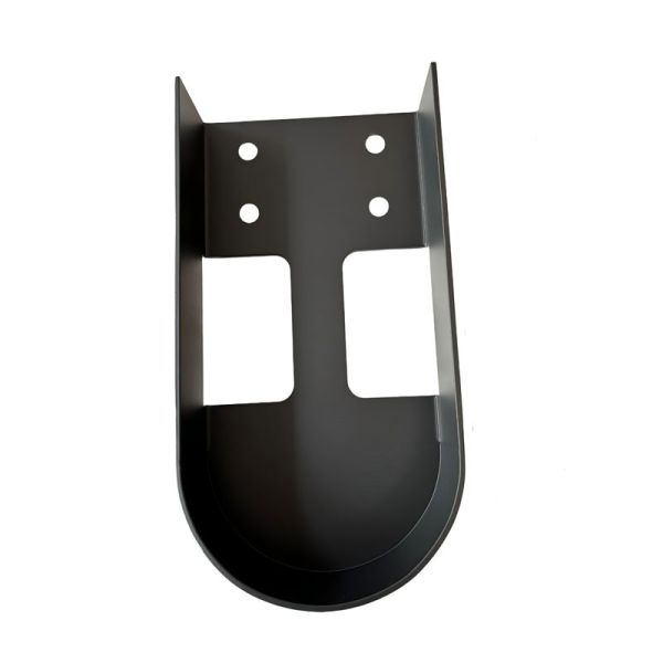 Custom Aluminum Sheet Metal Bending Parts with Black Oxidation and 100% Inspection