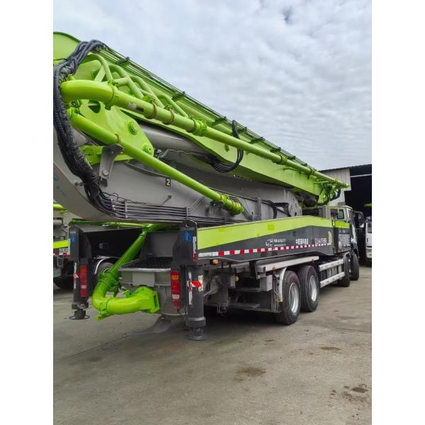 2021 Zoomlion 59m ZLJ5441THBKE Second-hand Concrete Boom Pump Truck Sitrak Chassis Diesel Power