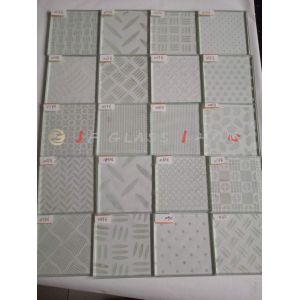 High Transmittance CCC 8mm Bathroom Door Glass Panel