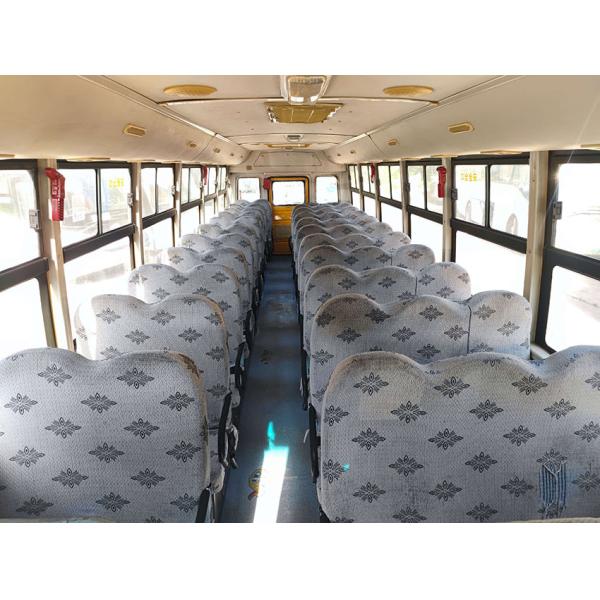 Shaolin Used School Buses 56 Seats LHD Steering Position With Manual Transmission