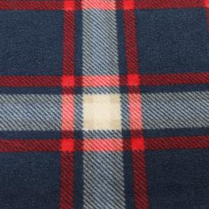 Cheap Plaid Printed Classic Micro Fleece Fabric 350gsm For Gloves Scarf wholesale