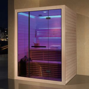 Purely Dry Solid Wood Wet Steam Sauna Room