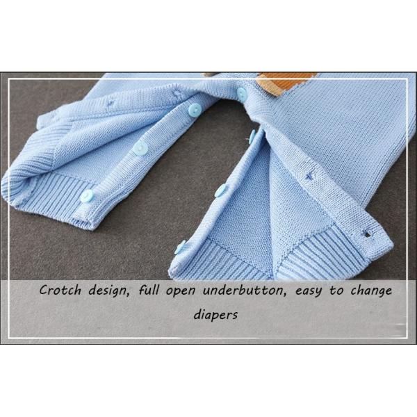 Wholesale 100% Cotton Long Sleeve Cartoon Koala Pattern Baby Clothes