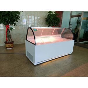 Cheap Air Cooling SUS Deli Display Freezer With Manual Defrost wholesale