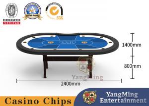 Cheap Customized Design Gambling Table For Poker Matches Texas H Shaped Table Legs Solid Wood wholesale