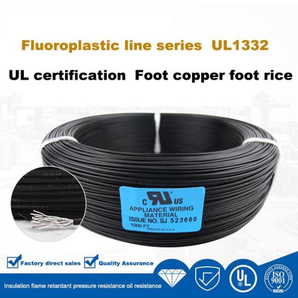 Electronics Cable Alkali Resistant Fluoroplastic Wire UL1332 28AWG