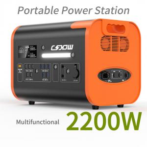 Cheap Car Solar Charging 800W Max 2200W Mobile Laptop Outdoor 2000wh Portable Power Bank wholesale