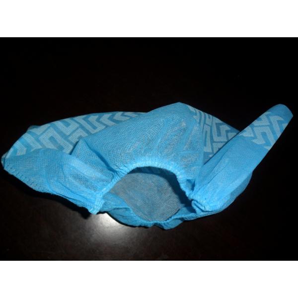 Eco Friendly Anti Slip Disposable Shoe Cover , PP Blue Medical Disposable Foot Covers