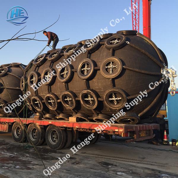 Floating Foam Filled Fender Yokohama Type Rubber Boat Fender D Shaped