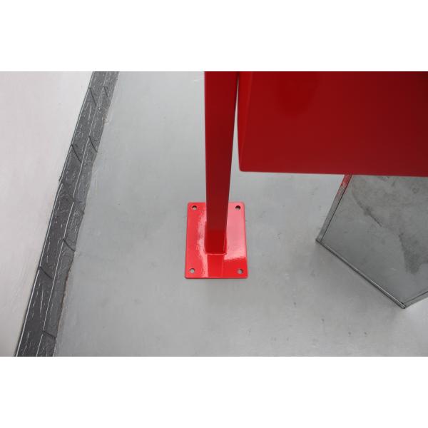 Cute Mild Steel Dog Waste Bin Can With Surface Mounted Wall Mounted Type