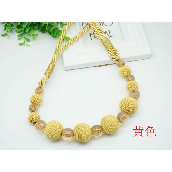 Delicate custom beads curtain tieback for home decoration