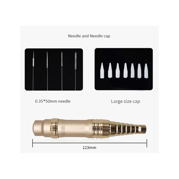 Gold Copper 10V Microblading Pen Permanent Cosmetic Tattoo Machine