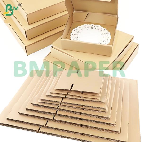 135+135+135gsm 3 Layer White Corrugated Paper Sheets for Pizza Box 135+135+135gsm 3 Layer White Corrugated Paper Sheets for Pizza Box