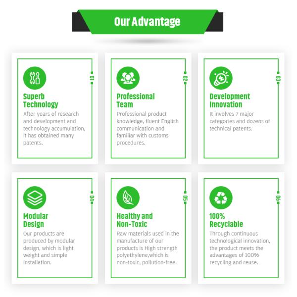 Sturdy HDPE Stabilization Grid for Ground and Grass Paver Plastic Paver Protection