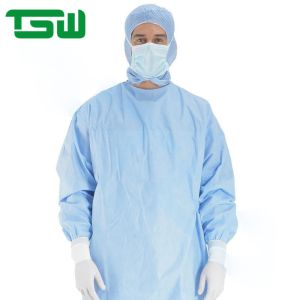 Cheap Disposable nonwoven 2XL 60gsm Water Repellent Surgical Gown wholesale