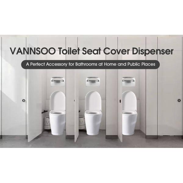 Brushed Toilet Seat Cover Dispensers Wall Mount Commercial Toilet Seat Cover Dispensers Stainless Steel Bathroom Accessories