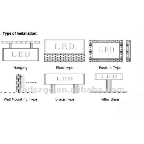 GCL Outdoor advertising P16 led screen display