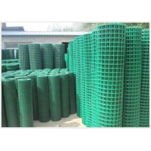 Cheap plant 15.9mm Green Vinyl Coated Welded Wire Fencing Rolls wholesale