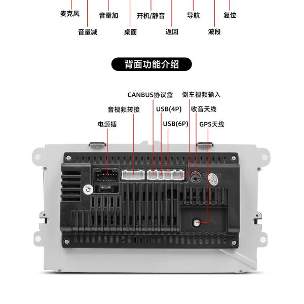 Creatall New 9-Inch for Volkswagen Car Head Unit for Bluetooth MP5 Player Android System GPS Navigation CarPlay Integrated