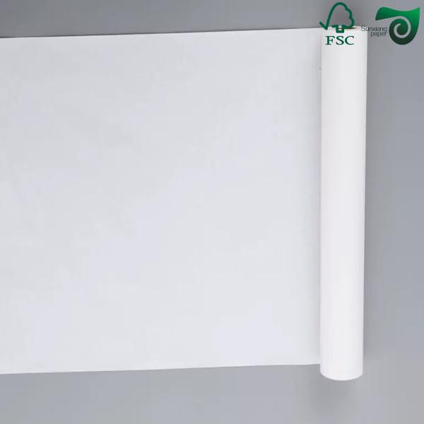 FSC 200gsm Uncoated White Kraft Paper High Strength Option For Tea Packaging 1020mm Width