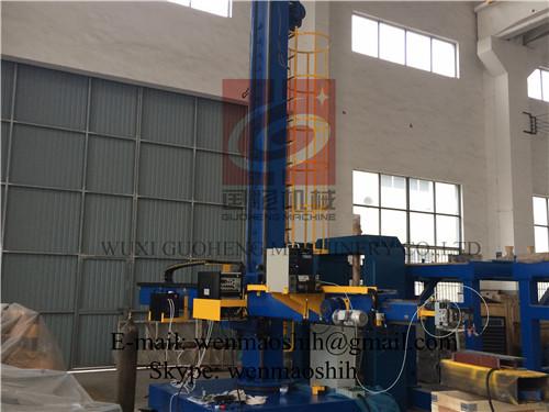 Quality Column and Boom Welding Manipulator with Manual Rotation , Light duty , American Lincoln or Miller Welding System for sale