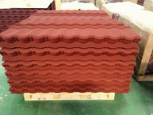 China Color Stone Prepainted Galvanized Steel Coated Metal Roofing Tiles on sale