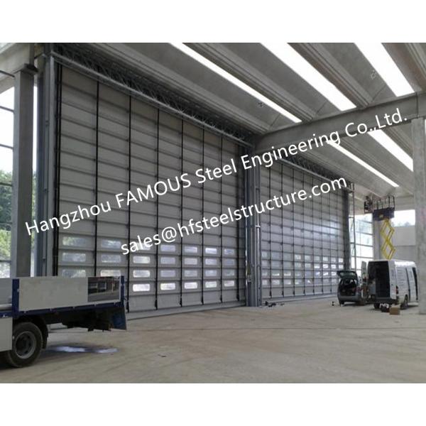 High Speed Horizontal And Lifting Swirled Backwards Back Roll Doors For Industry