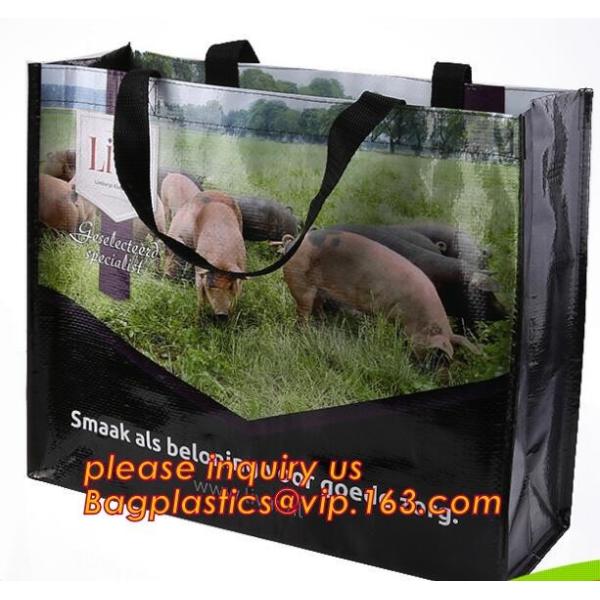 Promotional Cheap Polypropylene Die Cut Laminated TNT Tote PP Woven Shopping Bag,Europe Standard bopp Laminated China PP