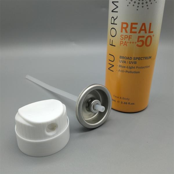 High-Performance Sunscreen Aerosol Spray Valve for Outdoor Enthusiasts with Leak-Proof Precision Dispensing
