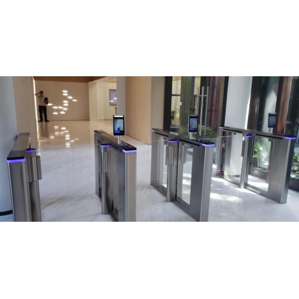 SUS304 SS316 Security Speed Pedestrian Turnstile Gate For Office School